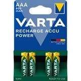 Varta -56703B Husholdningsbatterier Genopladeligt batteri, AAA, Nikkel-Metalhydrid (NiMH), 1,2 V, 4 stk, 800 mAh