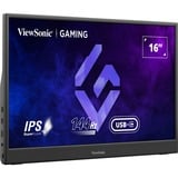 ViewSonic VX1654 Bærbart tv og skærm Bærbar skærm Sort 39,6 cm (15.6") LED 1920 x 1080 pixel, Gaming Skærm Sort, 39,6 cm (15.6"), LED, 1920 x 1080 pixel, Fuld HD, 16:9, 4,65 ms