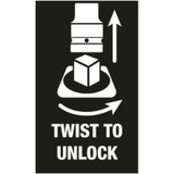 Wera 05005451001, B Impaktor 1, Topnøgle Sort/Grøn