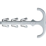 fischer Steckfix plus dobbeltklemme SF plus ZS 10 Lys grå