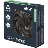 ARCTIC Freezer P12 Pro PST CO Computerkabinet Ventilator 12 cm Sort 1 stk, Sag fan Sort, Ventilator, 12 cm, 131 m³/t, Sort