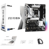 ASRock 90-MXBL80-A0UAYZ, Bundkort Hvid/Sort