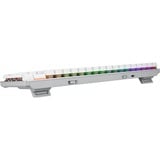 ASUS ROG Strix Scope II 96 RX Wireless tastatur Spil USB + RF Wireless + Bluetooth Hvid, Gaming-tastatur Hvid, DE-layout, ROG RX Red, 96%, Kabel & trådløs, USB + RF Wireless + Bluetooth, Optisk nøglekontakt, RGB LED, Hvid