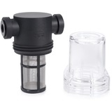 Alphacool ES Big Inline Partikelfilter 2x G1/4" IG/IG Sort/gennemsigtig