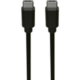 Ansmann USB 3.2 Gen 1 kabel, USB-C stik > USB-C stik Sort