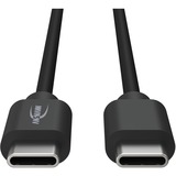 Ansmann USB 3.2 Gen 1 kabel, USB-C stik > USB-C stik Sort