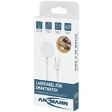 Ansmann USB-C opladerkabel til Apple Watch Hvid
