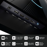 Arozzi Nova 32T2K180, Gaming Skærm Sort