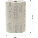 Bosch Expert M480 Slibeskive Super fint grus P400 1 stk, Slibning ark Slibeskive, Super fint grus, P400, Afslutning af arbejde, Fjernelse af maling, Træ, Beige