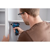 Bosch GSR 12V-35 1750 rpm Sort, Blå, Rød, Skruetrækker Blå/Sort, Skruemaskine, Pistolhåndtag, Nøglefri, Sort, Blå, Rød, Børstefri, Bælteklips