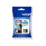 Brother LC422C blækpatron 1 stk Original Blå Blå, 1 stk, 550 Sider, Enkelt pakke