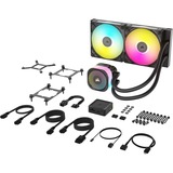 Corsair iCUE LINK TITAN 280 RX RGB, Vandkøling Sort