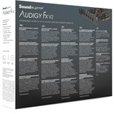 Creative Sound blaster audigy fx v2 Intern 5.1 kanaler PCI-E, Lydkort 5.1 kanaler, Intern, 24 Bit, 120 dB, PCI-E