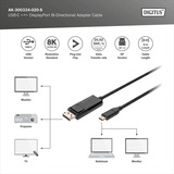 Digitus AK-300334-020-S, Kabel Sort