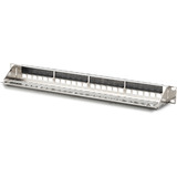 Digitus Modulært patchpanel, 24 RJ-45 porte, Patch Panel Sølv