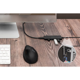 Digitus USB 3.0 Hub 4-ports slank linje, USB hub Sort