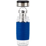 Emsa N20805 420 ml Transparent, Termokrus Blå/gennemsigtig, Transparent, Glas, Silikone, Rustfrit stål, Kina, 420 ml, 82 mm