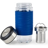 Emsa N20805 420 ml Transparent, Termokrus Blå/gennemsigtig, Transparent, Glas, Silikone, Rustfrit stål, Kina, 420 ml, 82 mm