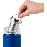 Emsa N20805 420 ml Transparent, Thermo mug Blå/gennemsigtig, Transparent, Glas, Silikone, Rustfrit stål, Kina, 420 ml, 82 mm