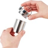 Emsa N20805 420 ml Transparent, Thermo mug Blå/gennemsigtig, Transparent, Glas, Silikone, Rustfrit stål, Kina, 420 ml, 82 mm