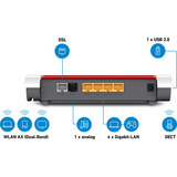 FRITZ! Box 7530 AX Renoveret, Router Hvid/Rød