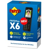 FRITZ! FRITZ!Fon X6, analog telefon Sort, Fon X6, DECT telefon, Trådløs håndsæt, 300 entries, Sort