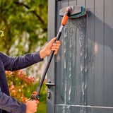 GARDENA Cleansystem vaskesæt soft med skaft S, Vaskebørster grå/Turkis