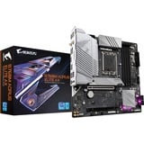 GIGABYTE B760M AORUS ELITE AX, Bundkort Sølv