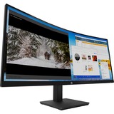 HP LED-skærm Sort