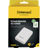 Intenso XS10000 Lithium polymer (LiPo) 10000 mAh Hvid, Power Bank Hvid, 10000 mAh, Lithium polymer (LiPo), Hvid