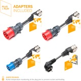 Juice Technology JUICE BOOSTER 3 air Country EU Traveller Set, Vægboks antracit/Sort
