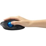 Kensington Pro Fit Ergo TB450 Trackball Sort/Blå, Højre hånd, Trackball, RF trådløs + Bluetooth, 1600 dpi, Sort, Blå