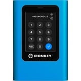 Kingston IronKey Vault Privacy 80 3.84 TB, Solid state-drev Blå/Sort