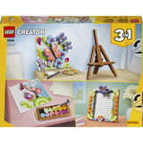 LEGO Creator 3-i-1 dekorativt blomsterbillede, Bygge legetøj 