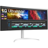 LG 38WP85C-W 96,5 cm (38") 3840 x 1600 pixel UltraWide Quad HD+ LED Hvid, LED-skærm Hvid, 96,5 cm (38"), 3840 x 1600 pixel, UltraWide Quad HD+, LED, 5 ms, Hvid