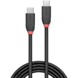 Lindy 36906 USB-kabel USB 3.2 Gen 1 (3.1 Gen 1) 1 m USB C 10 Gbit/sek. Sort Sort, 1 m, USB C, USB C, USB 3.2 Gen 1 (3.1 Gen 1), 10 Gbit/sek., Sort
