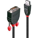 Lindy DisplayPort til DVI adapterkabel Sort