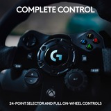 Logitech G923 Sort USB 2.0 Rat + Pedaler Analog/digital PC, Xbox One, Xbox Series S, Xbox Series X Sort, Rat + Pedaler, PC, Xbox One, Xbox Series S, Xbox Series X, D-måtte, Analog/digital, 900°, Ledningsført