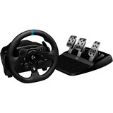 Logitech G923 Sort USB Rat + Pedaler PC, Xbox 360 Sort, Rat + Pedaler, PC, Xbox 360, 900°, Ledningsført, USB, Sort