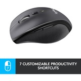 Logitech LGT-M705S Mus antracit, Højre hånd, Laser, RF trådløst, 1000 dpi, Sort