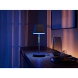 Philips Hue Go bærbar bordlampe Sort, Philips Hue White and Color ambiance Go bærbar bordlampe, Intelligent bordlampe, Bluetooth/Zigbee, Sort, LED, Metal, Ikke-udskiftelig pære(r)