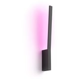 Philips Hue White & Color Ambiance Liane Væglampe, LED lys Sort