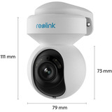 Reolink E Series E540, Overvågningskamera Hvid/Sort