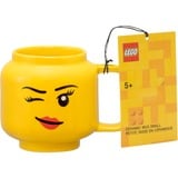 Room Copenhagen LEGO Keramikkop Winking Girl, lille, Cup Gul