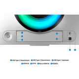 SAMSUNG Gaming Skærm Sølv