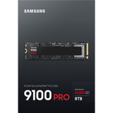 Samsung MZ-VAP8T0 8 TB M.2 PCI Express 5.0 NVMe V-NAND TLC, Solid state-drev 8 TB, M.2, 14800 MB/s