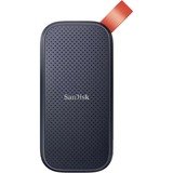 SanDisk Portable 480 GB Blå, Solid state-drev Sort/Orange, 480 GB, USB Type-C, 3.2 Gen 1 (3.1 Gen 1), 520 MB/s, Blå