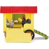 Schleich Mobile Chicken Coop, Spil figur Flerfarvet