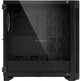 Sharkoon ELITE SHARK CA200M Midi Tower Sort, Store towerkabinet Sort, Midi Tower, PC, Sort, ATX, CEB, EATX, EEB, micro ATX, Mini-ITX, Blå, Grøn, Rød, 16,5 cm