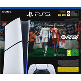 Sony Sony PS5 ConsoleSlim Digital 825GB  FC26, Spillekonsol Hvid/Sort